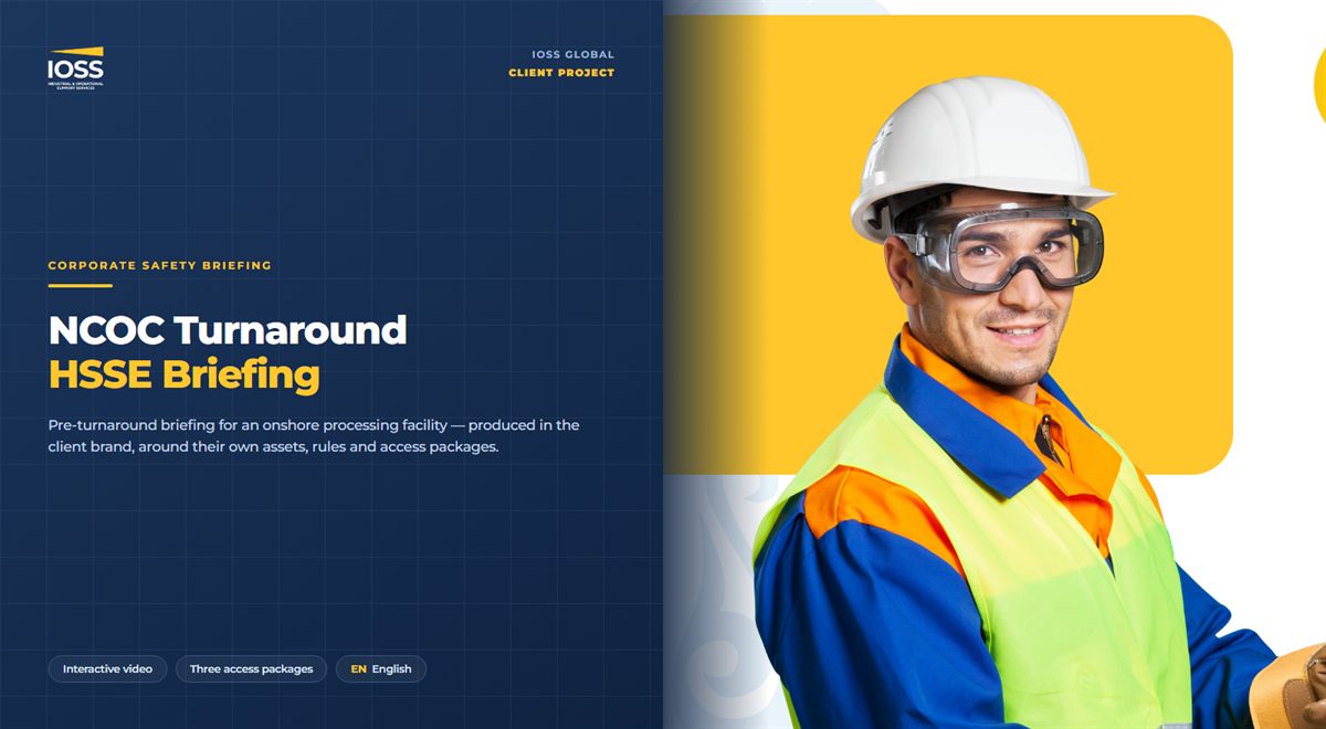 NCOC Turnaround · HSSE Briefing